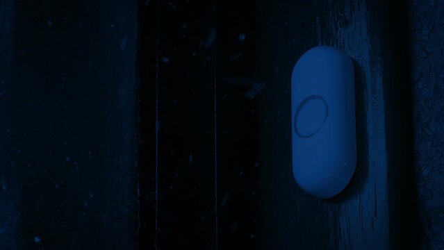 Doorbell Rang In Snowfall Late At Night