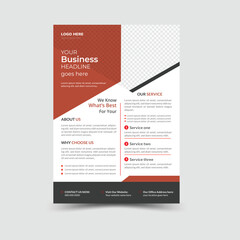 Creative Corporate & Business Flyer Brochure Template Design.Vector eco flyer, poster, brochure, magazine cover template.Cover modern layout, annual report, poster, flyer in A4 with colorful business.