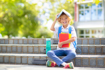 Child going back to school, year start