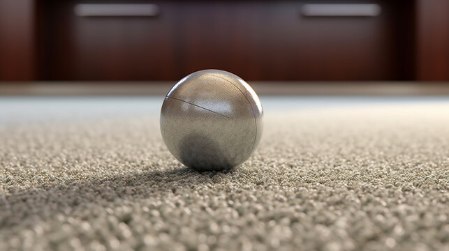 glass sphere on the table HD 8K wallpaper Stock Photographic Image