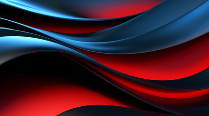 abstract wave red black blue background metal color.