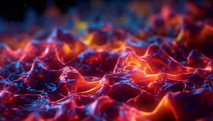 A futuristic abstract background with interconnected networks and data stream