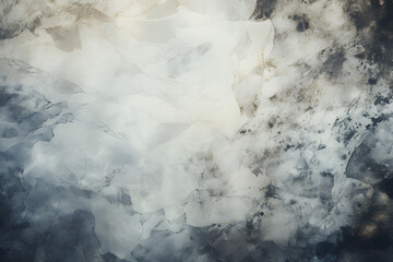 Fototapeta na wymiar black and white color gradient abstract marble, smoke texture background with copy space - generative ai