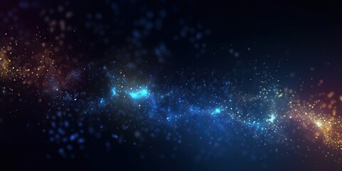 Neural network 3D illustration. Big data and cybersecurity. Global database and artificial intelligence.Digital dynamic cyber wave. Abstract futuristic