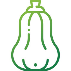 squash gradient line icon