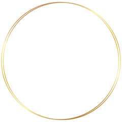 Gold Round Circle Frame