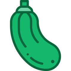 zucchini two tone icon