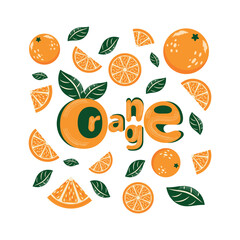 апельсин шрифт