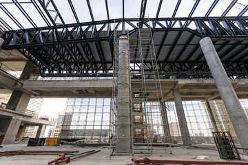 rebar equipment, reinforced steel in construction design
