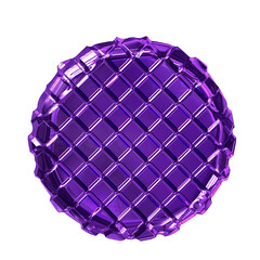 Dark purple symbol made of rhombuses