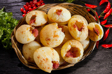 Brazilian snack cheese bread