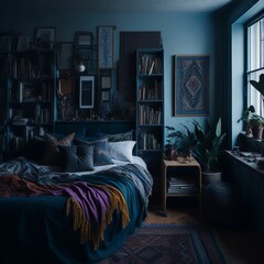 bedroom photography, generative ai