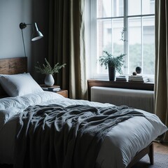 bedroom photography, generative ai