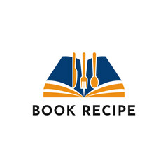 Illustration Vector Graphic Book Recipe Logo Design idea