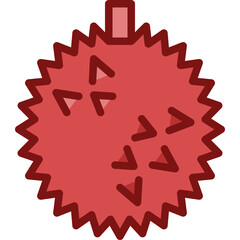 durian two tone icon