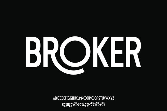 Condensed sans serif display font vector suitable for headline, poster, title, logo and many more