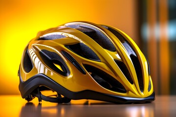 Fototapeta premium 自転車のヘルメット with generative ai