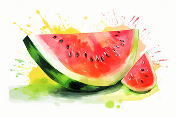 Watermelon based on generative AI