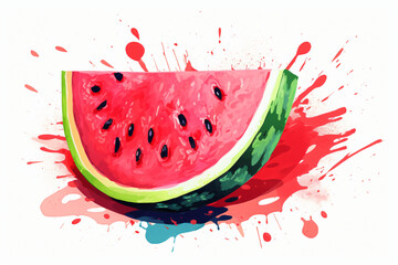 Watermelon based on generative AI