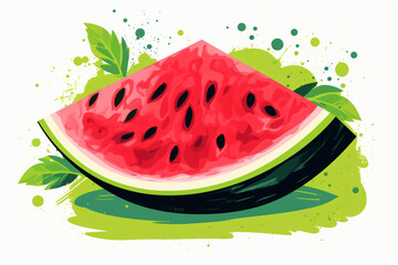 Watermelon based on generative AI