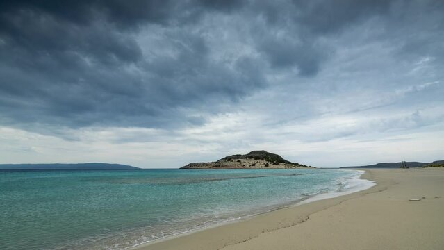 simos beach in Elafonisos greece