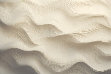 white lines waves flowing textured surface background illustration - generative ai