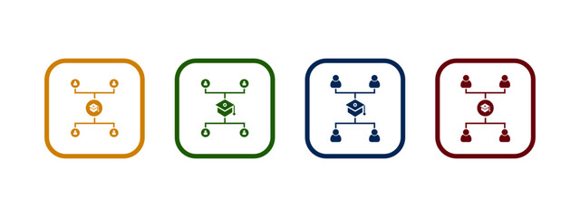 open online course icon vector illustration.