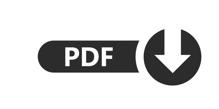 Download pdf - button, icon, vector