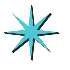 Obraz premium Colorful Retro Shape Collection