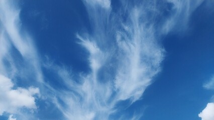 blue sky with clouds