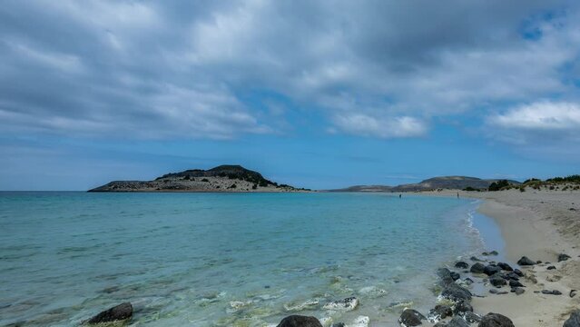 simos beach in Elafonisos greece