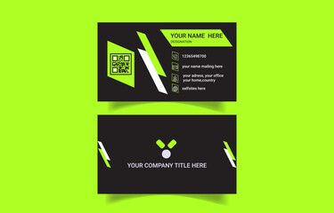 Creative corporate business card design 