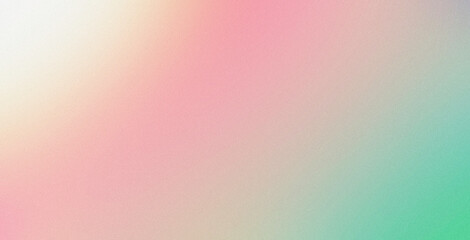 Pink green. Abstract gradient blur grainy background, banner, frame, etc.