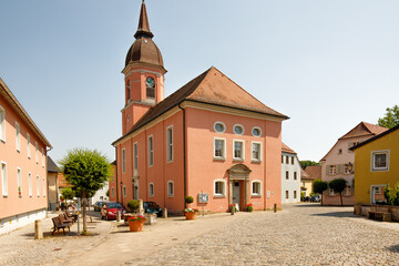 The Margrave Church in Treuchtlingen, a town in the central Franconian district of Weißenburg-Gunzenhausen, is an Evangelical Lutheran church building in the Margrave style.