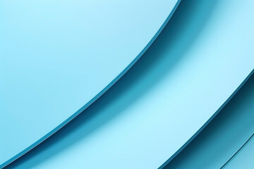 Abstract minimalistic blue futuristic background. Ai generated