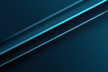 Abstract minimalistic blue futuristic background. Ai generated