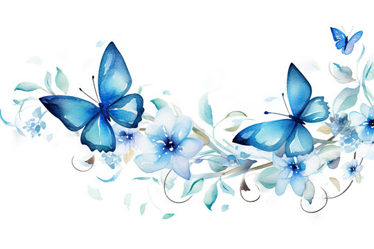 Blue Butterfly Border Images – Browse 26,159 Stock Photos, Vectors, and ...