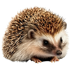 Obraz premium cute hedgehog looking on background