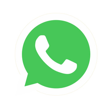 WhatsApp logo png isolated on transparent background 