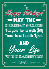 Holiday Poster Illustrations