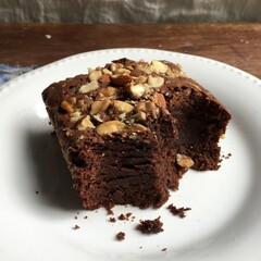 Brownie con frutos secos