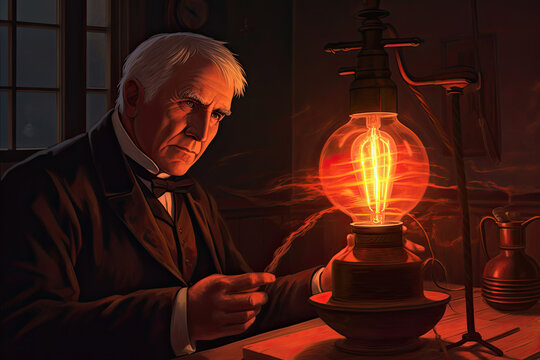 Thomas Alva Edison" Images – Browse 76 Stock Photos, Vectors, and Video |  Adobe Stock