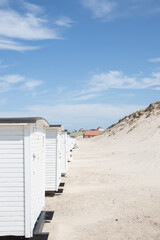 The beautiful Danish coast cabins at the Western coast