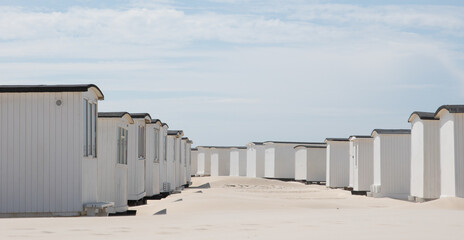 The beautiful Danish coast cabins at the Western coast