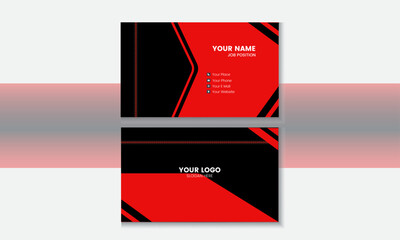 Fototapeta premium Luxury royal black and gold business card design template 