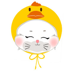 Cute little cat transforming into other animals