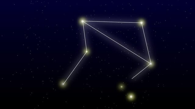libra stars animated libra zodiac stars on black night sky