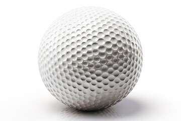 golf ball isolated on white background. AI generated