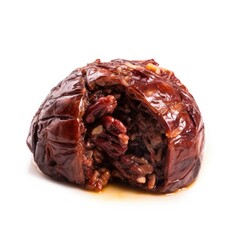Turtle meat isolated on white background. Generative AI
