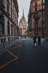 Obraz premium La Catedral de Barcelona